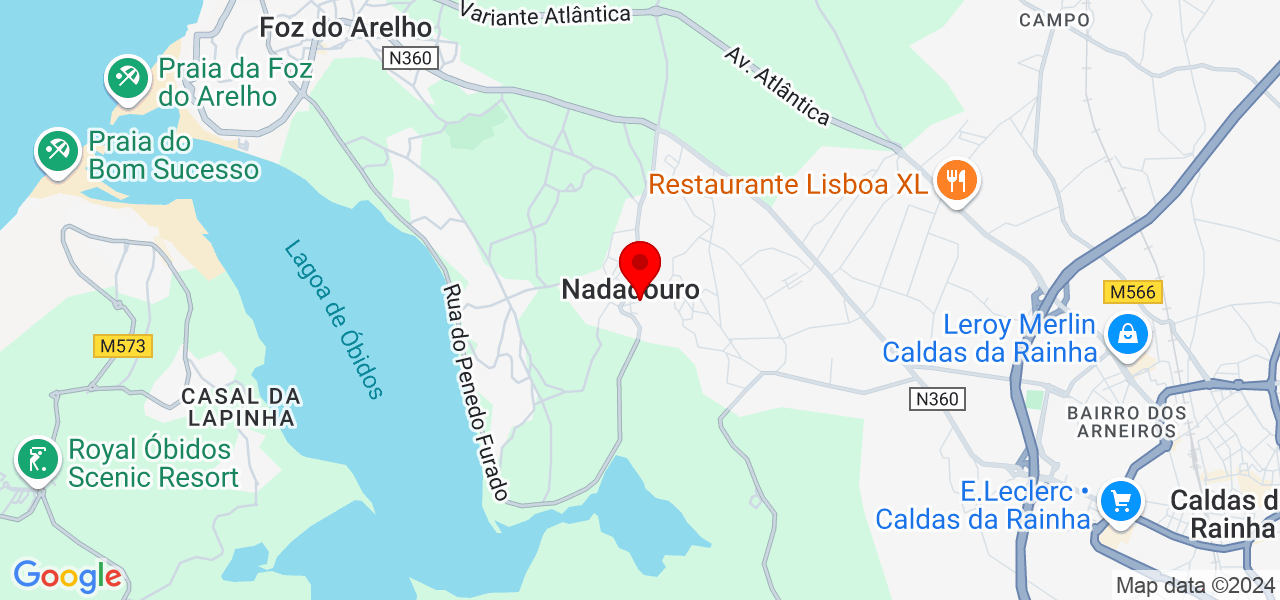 Daniela - Leiria - Caldas da Rainha - Map