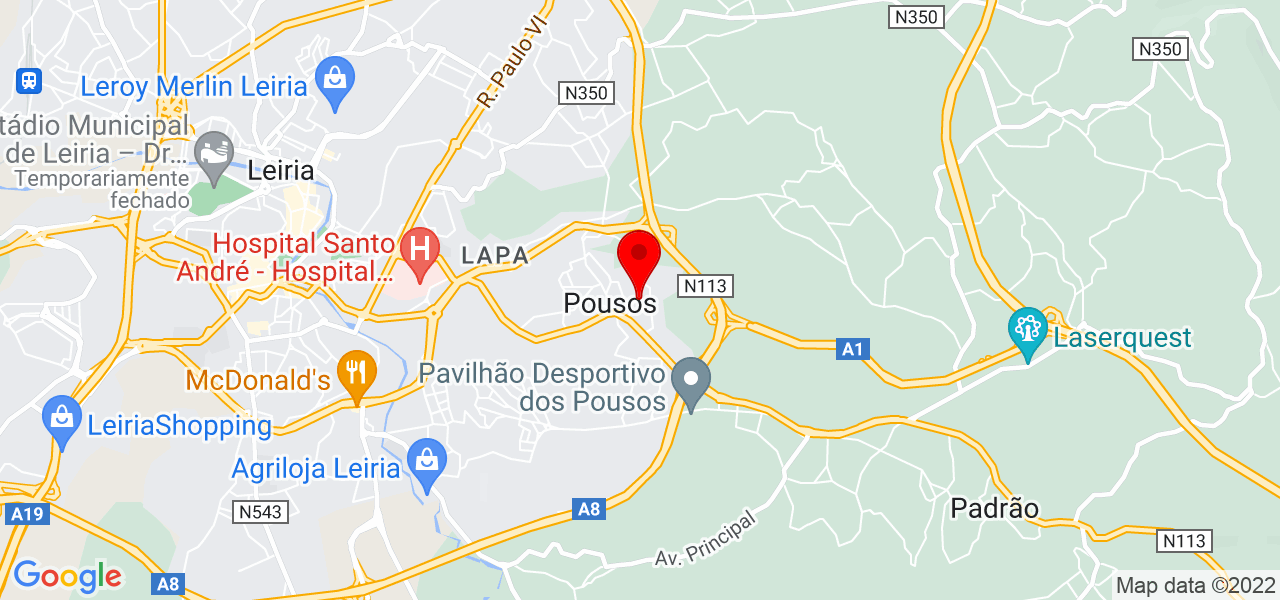 Daniele - Leiria - Leiria - Mapa