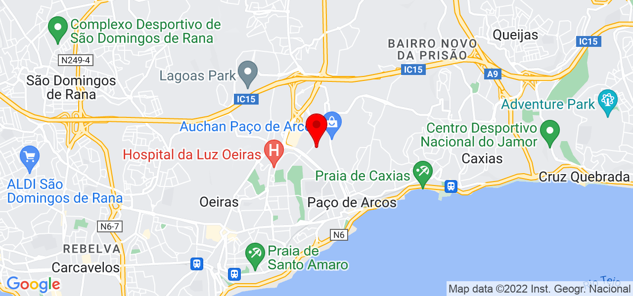 TeresaAlves - Lisboa - Oeiras - Mapa