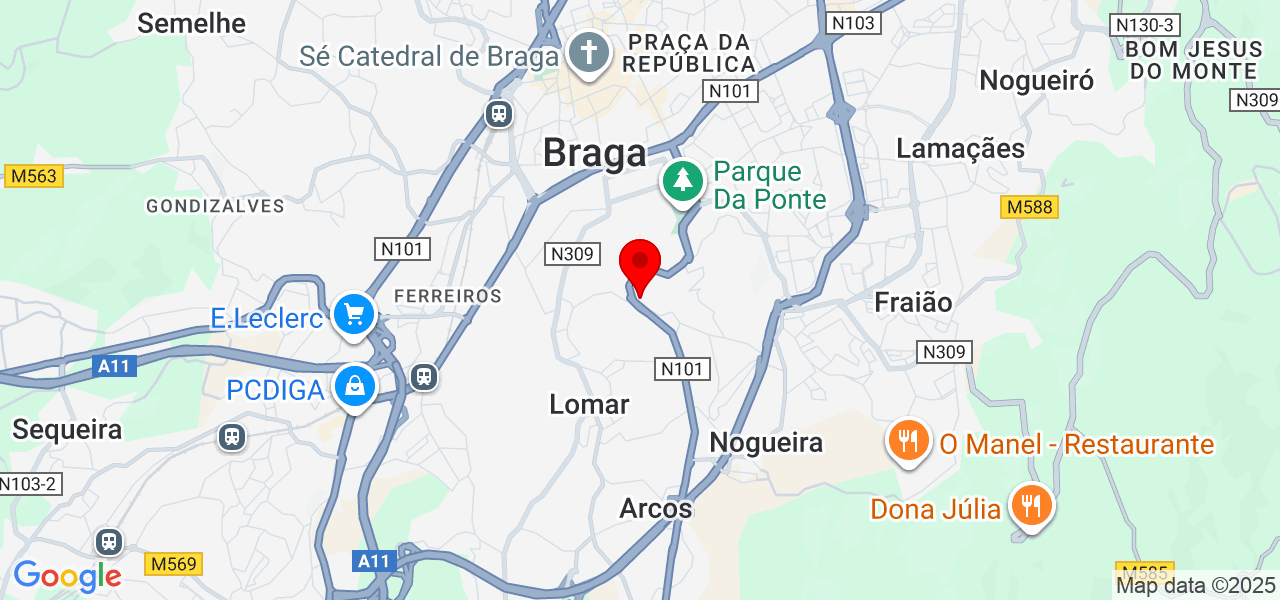 MFD - Braga - Braga - Map