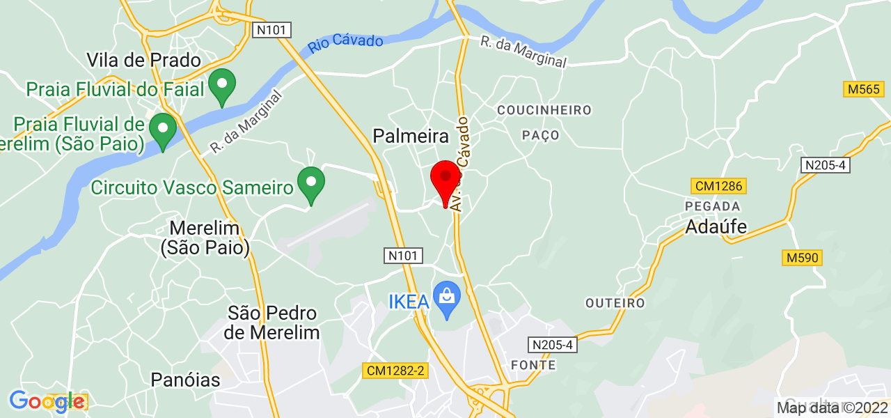 EXISTIMOS PARA O SERVIR COM RIGOR E O M&Aacute;XIMO PROFISSIONALISMO - Braga - Braga - Mapa