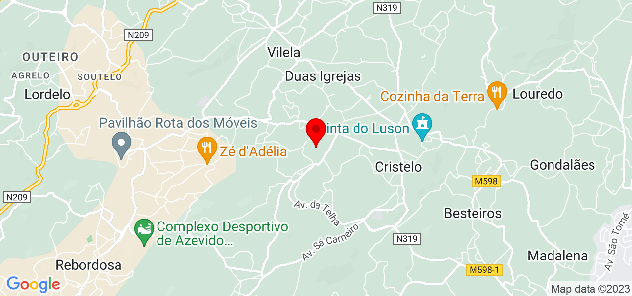 Bruno Sousa - Porto - Paredes - Mapa