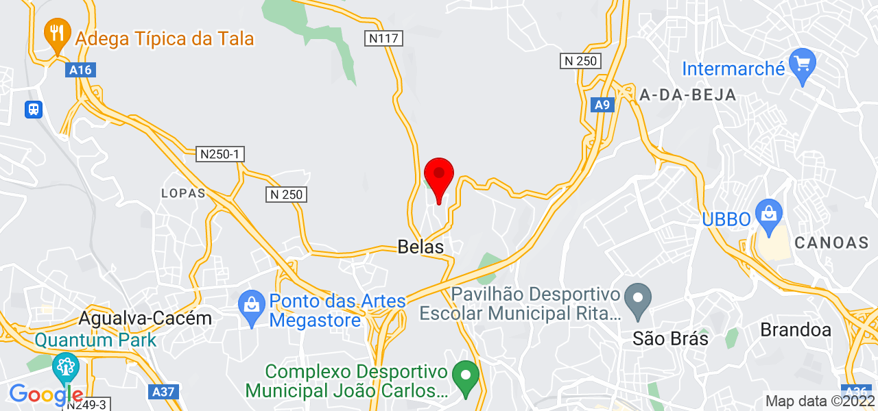 Reginaldo oliveira unip.lda - Lisboa - Sintra - Mapa