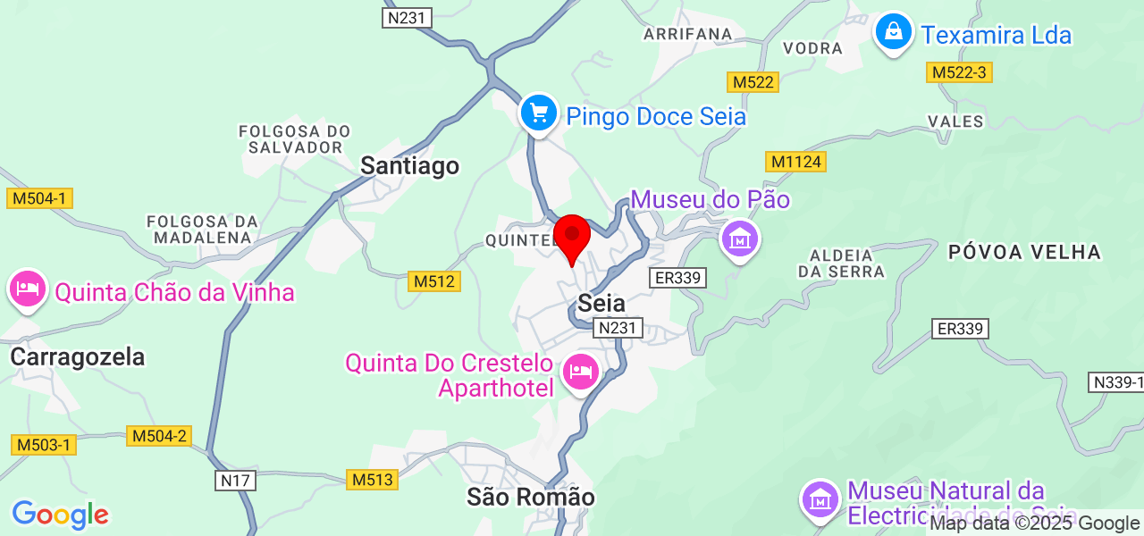 Ant&ocirc;nio Neto - Guarda - Seia - Map