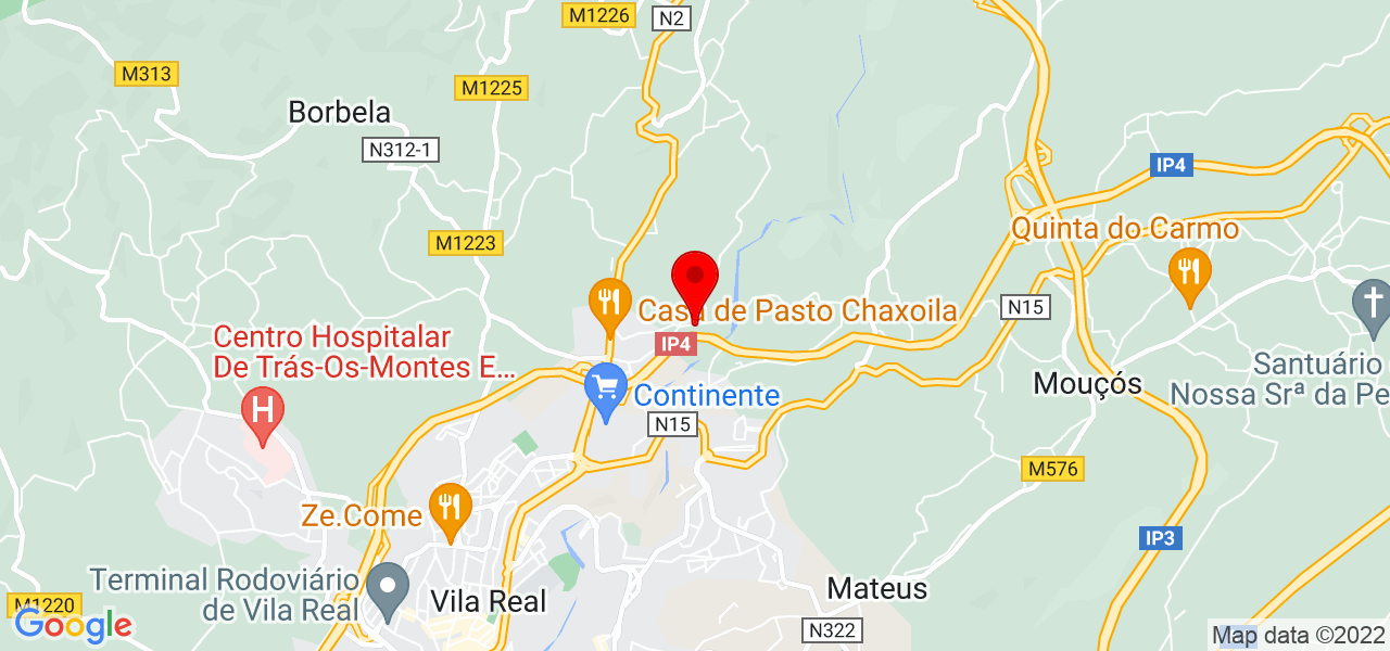 Isabel Cristina - Vila Real - Vila Real - Mapa