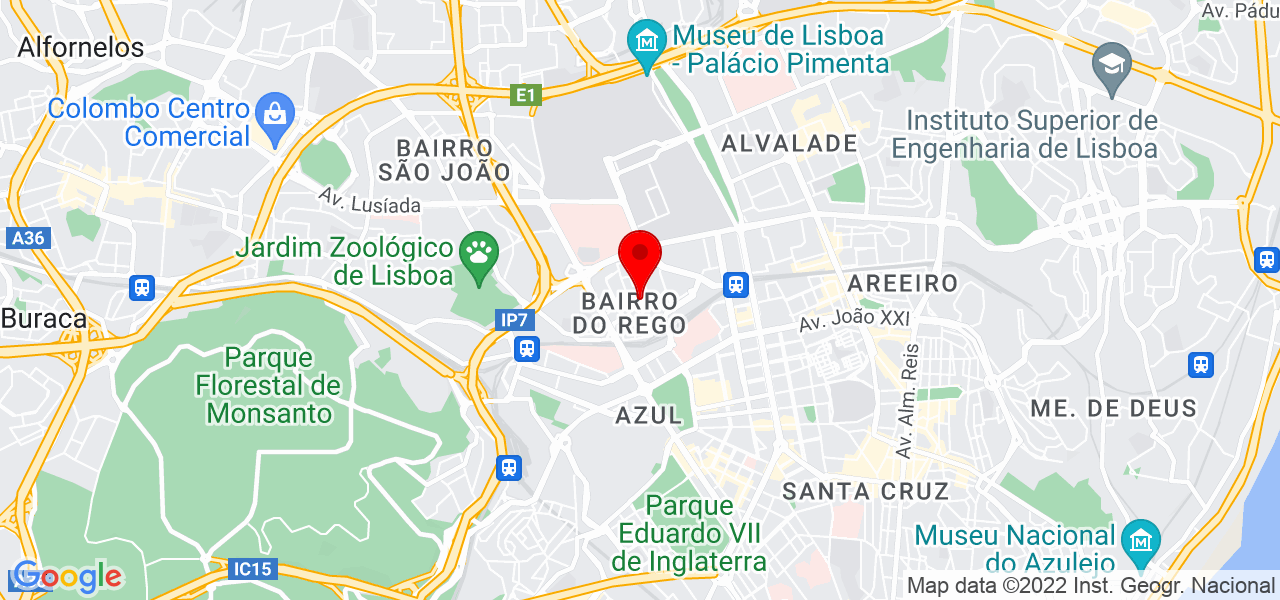 Rayane Gatti - Lisboa - Lisboa - Mapa