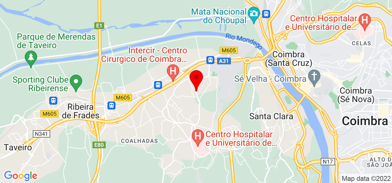 Pedro Gaspar - Coimbra - Coimbra - Mapa