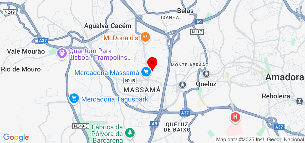 Danilo Fernandes - Lisboa - Sintra - Map