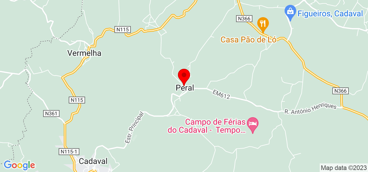 Sidca Solutions - Lisboa - Cadaval - Mapa
