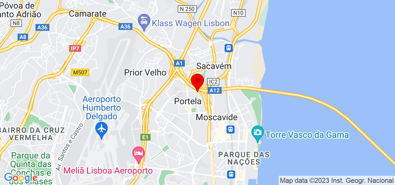 Aguila barjona - Lisboa - Loures - Mapa