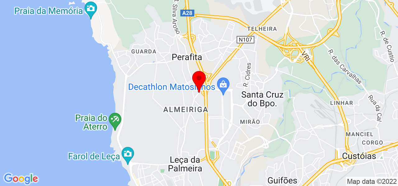 B&aacute;rbara Silva - Porto - Matosinhos - Mapa