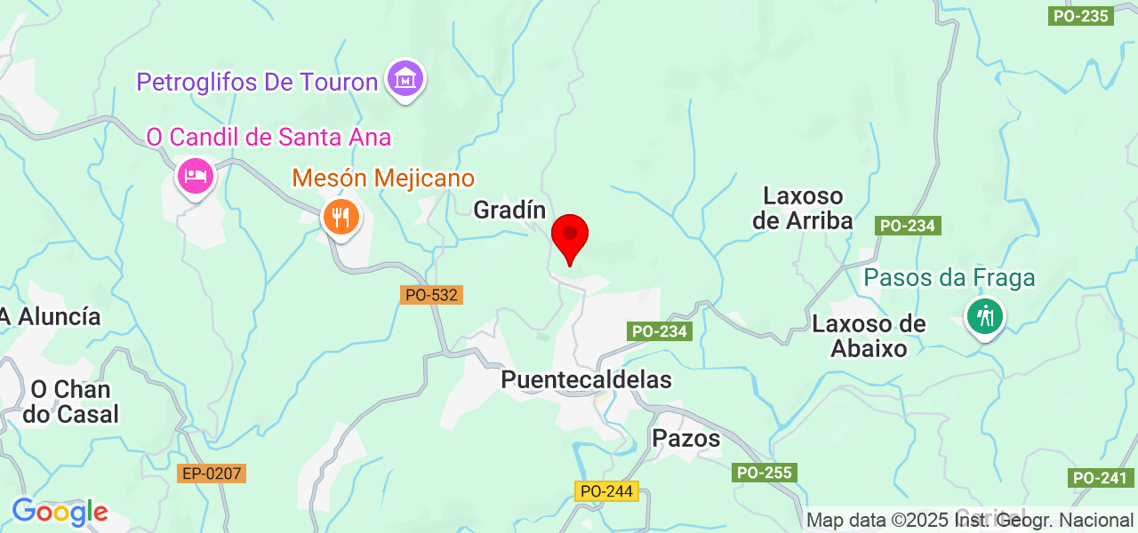 Daniel - Galicia - Ponte Caldelas - Map