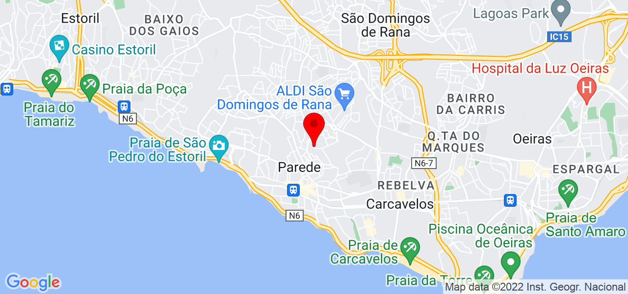 Cristina - Lisboa - Cascais - Mapa