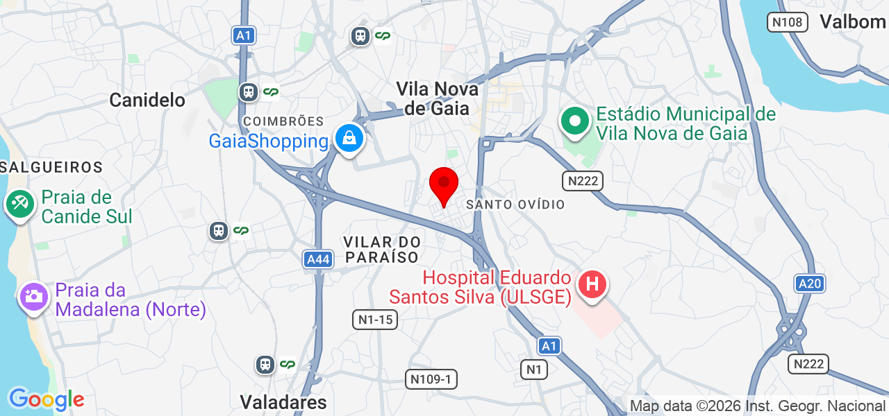 Marcelos Repara&ccedil;&otilde;es - Porto - Vila Nova de Gaia - Map