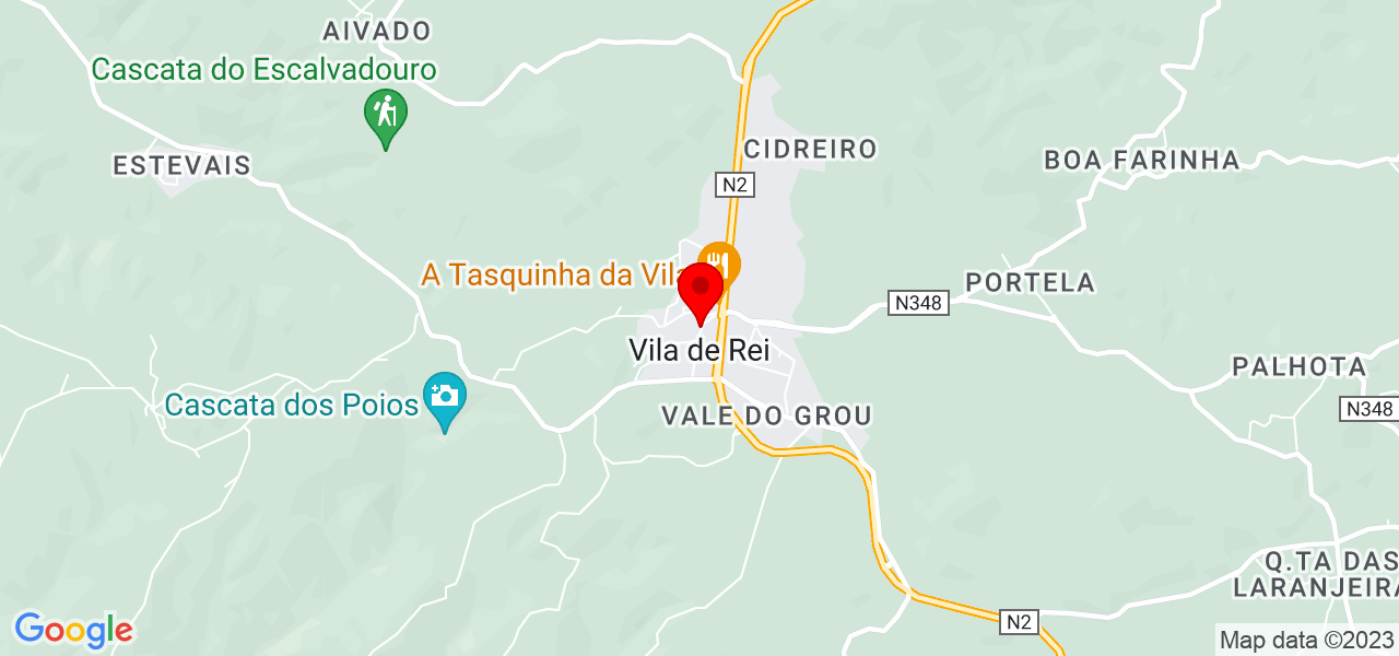 Fabio&amp;Romario  ilimitada - Castelo Branco - Vila de Rei - Mapa