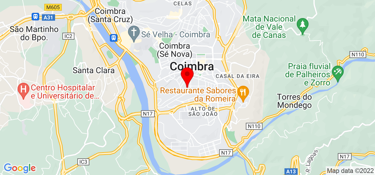 Carla Torres - Coimbra - Coimbra - Mapa