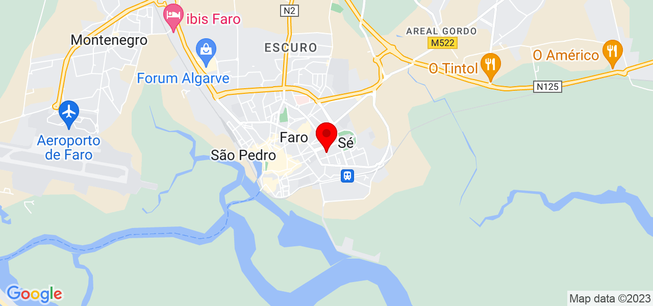 Paula Cavalcante - Faro - Faro - Mapa
