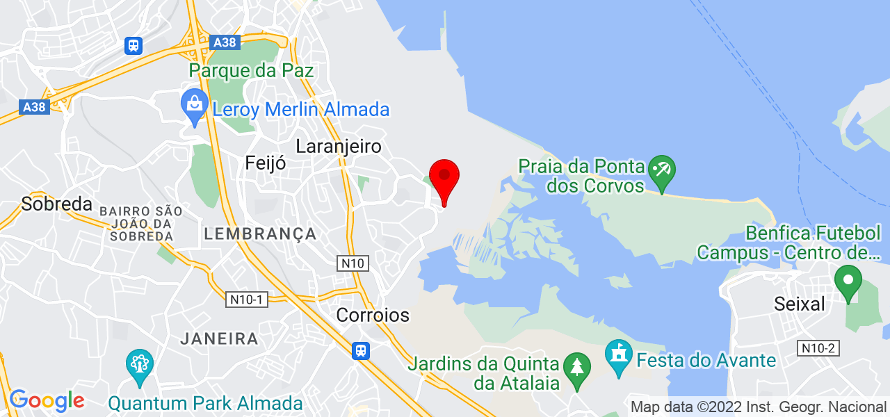 Tariq khan - Setúbal - Seixal - Mapa