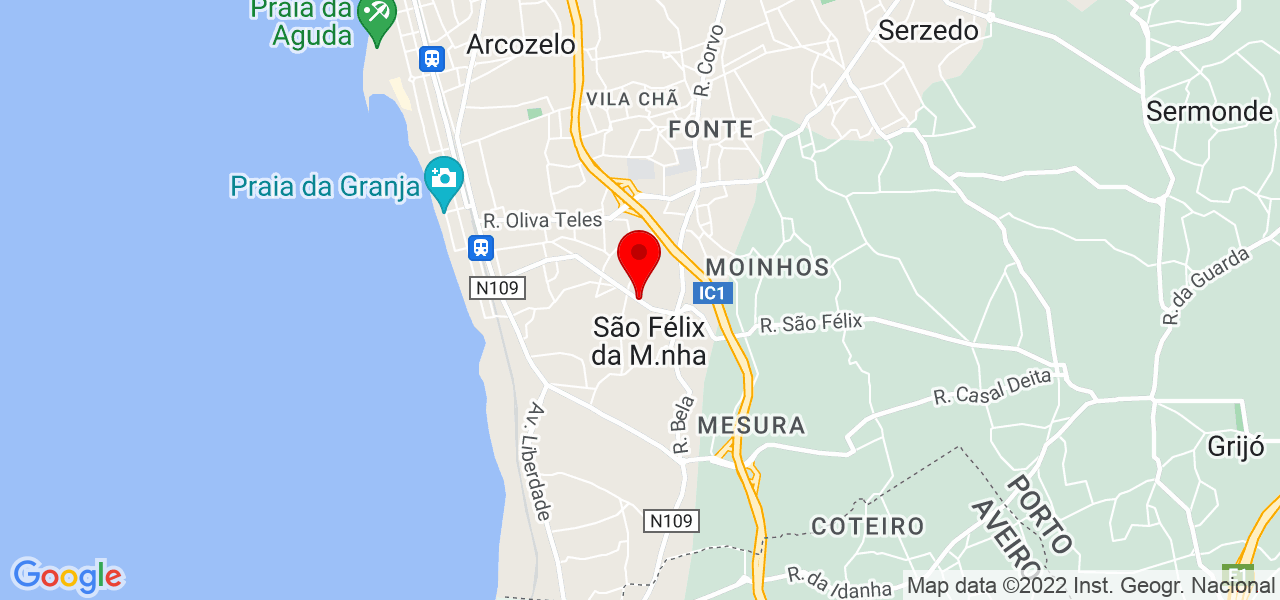 Alex Jorge - Porto - Vila Nova de Gaia - Mapa