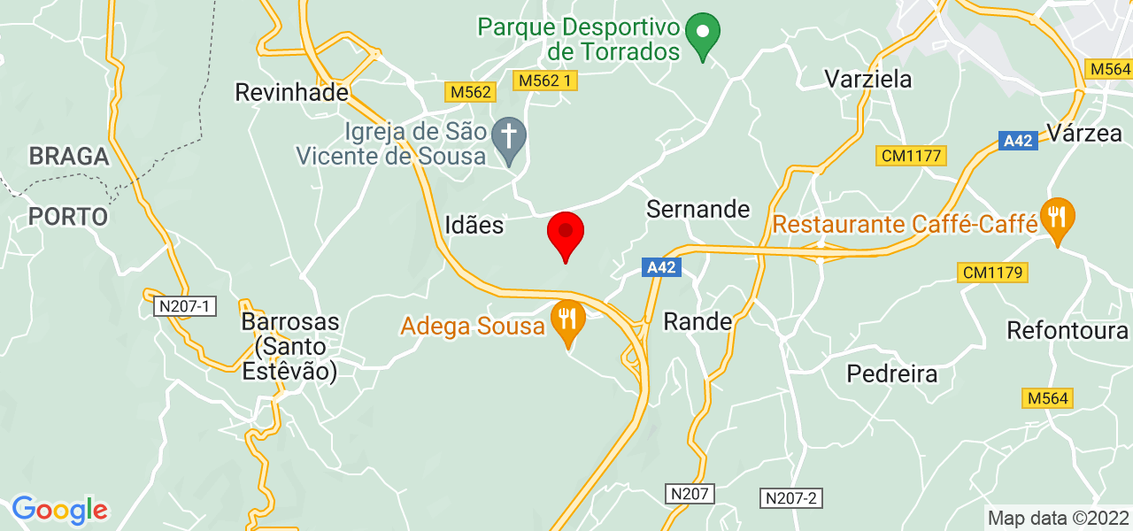 Filipe - Porto - Felgueiras - Mapa