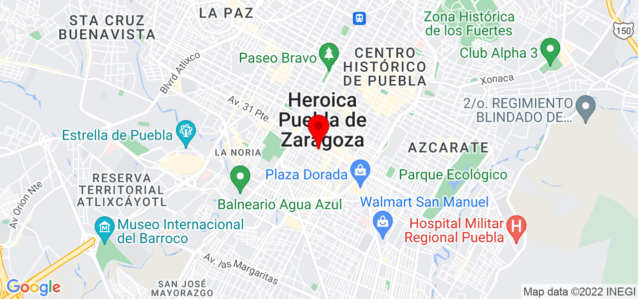 Titan Team - Puebla - Puebla - Mapa