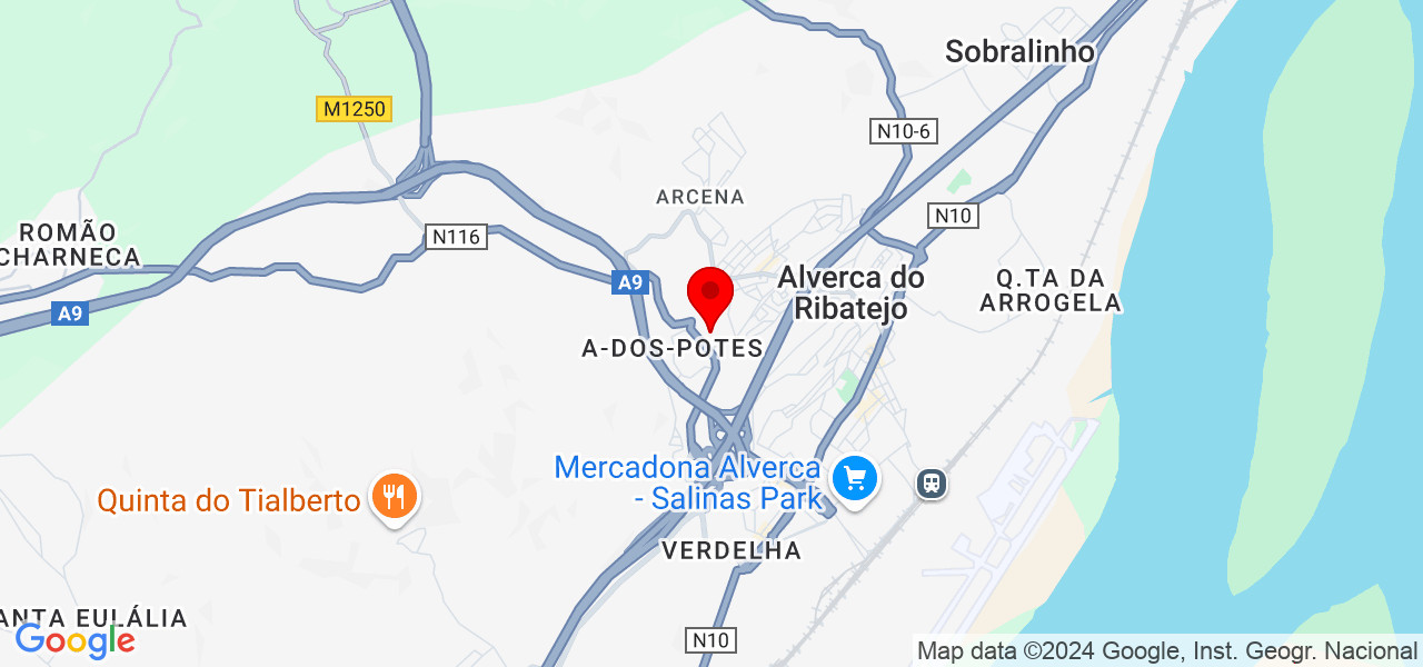 M&aacute;rcia Neves - Lisboa - Vila Franca de Xira - Mapa