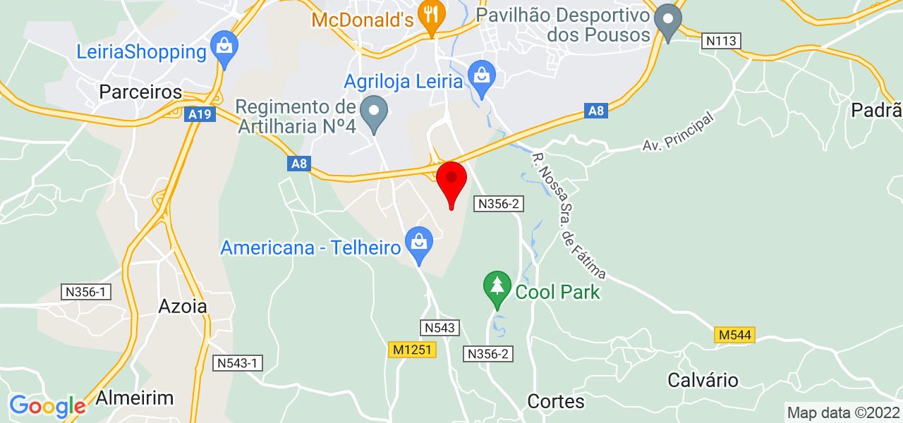 HELP REMODELA&Ccedil;&Otilde;ES E CONSTRU&Ccedil;&Otilde;ES - Leiria - Leiria - Mapa