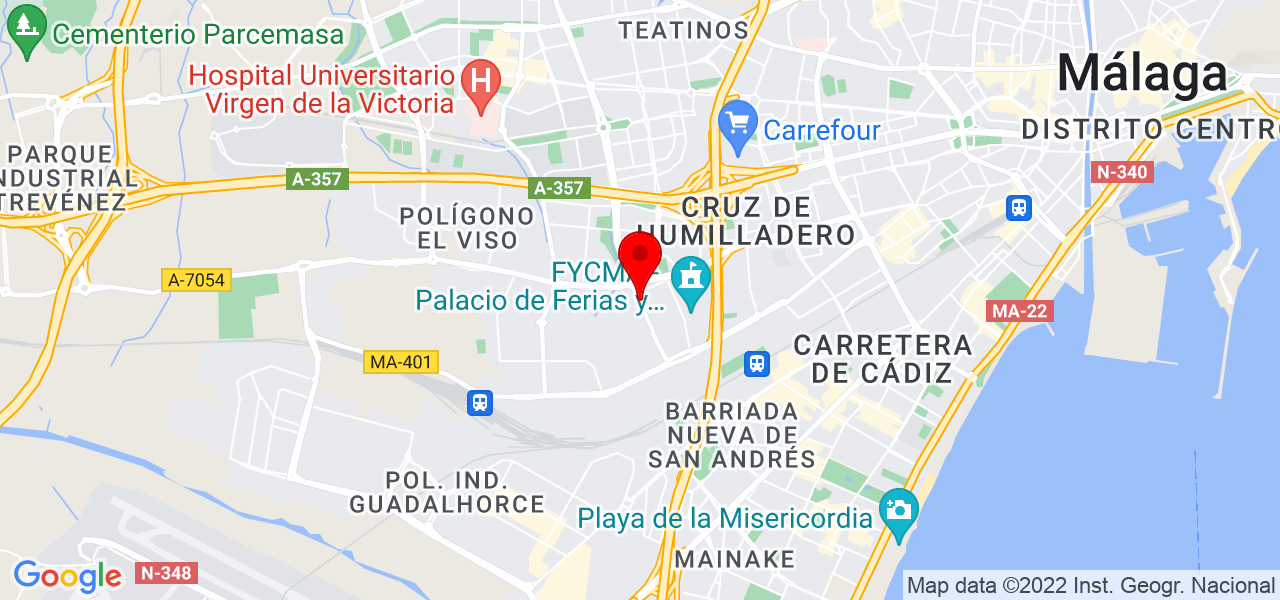 Alejandro Ca&ntilde;estro - Andalucía - Málaga - Mapa