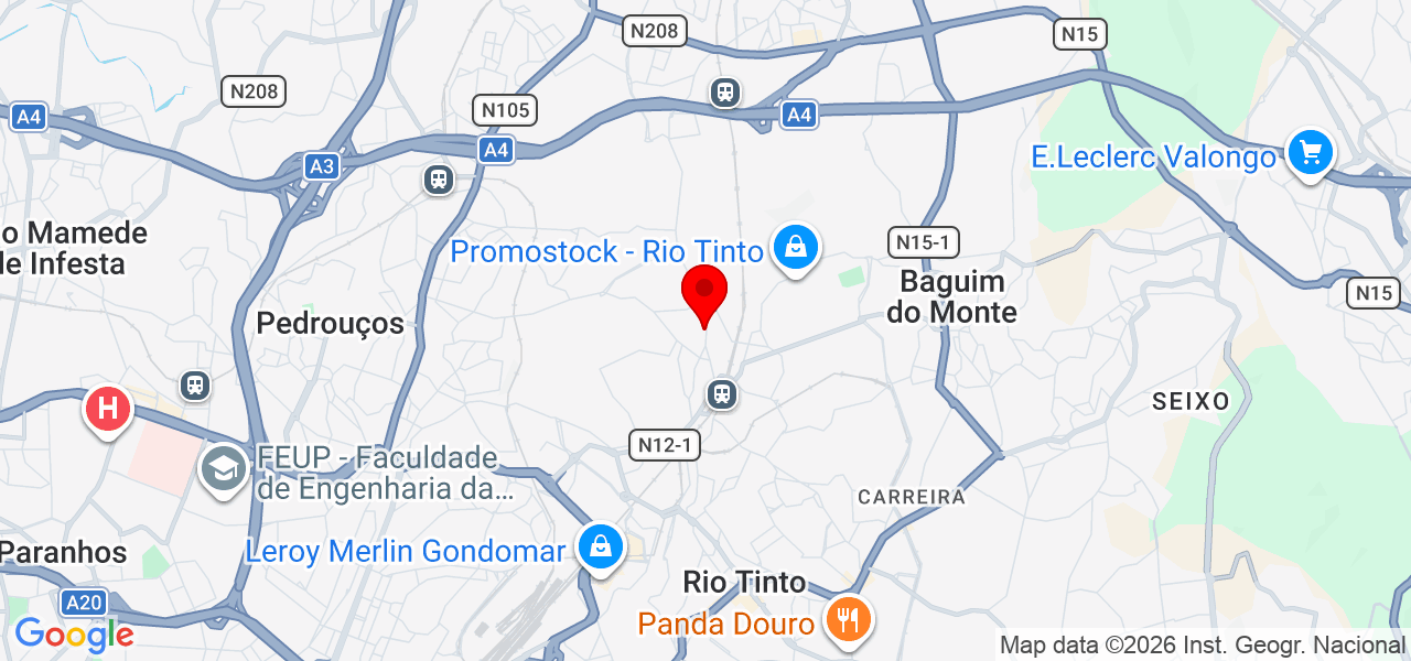 Gabriela - Porto - Gondomar - Map