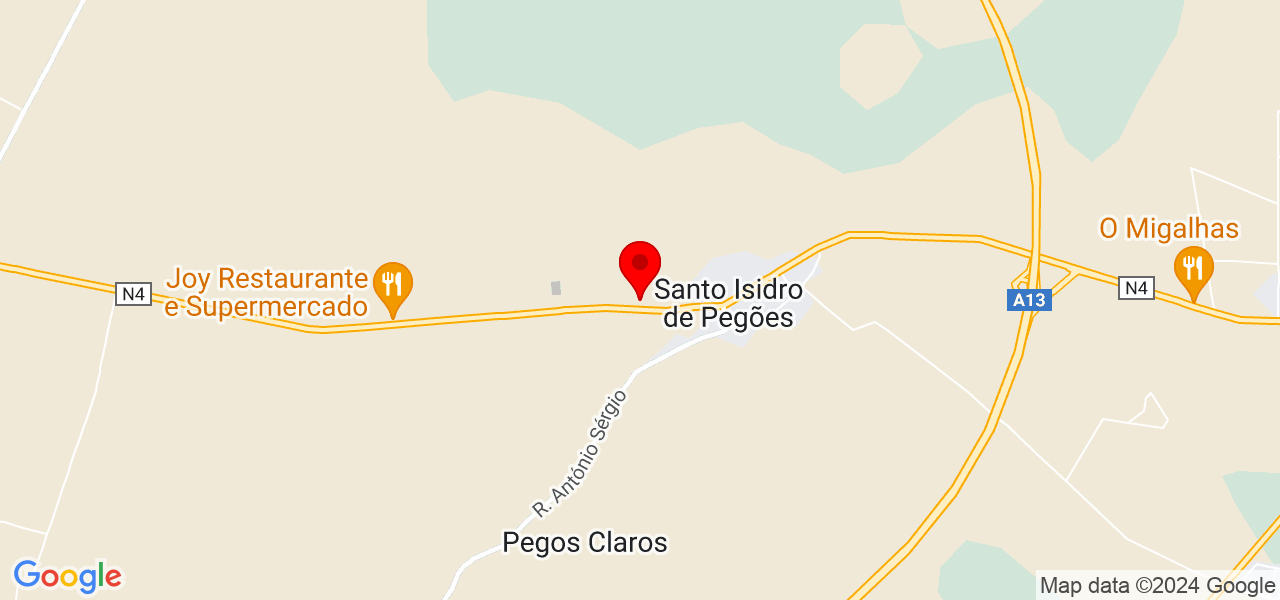 Hotel 4 patas do Malmequer - Setúbal - Montijo - Map