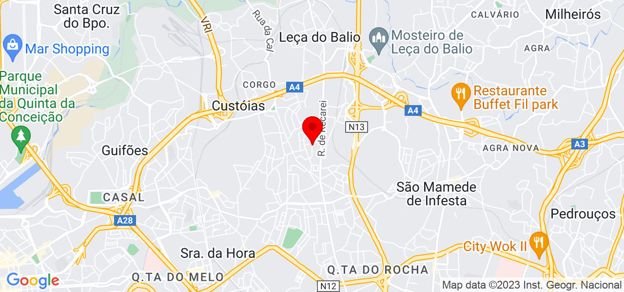 Priscila - Porto - Matosinhos - Mapa