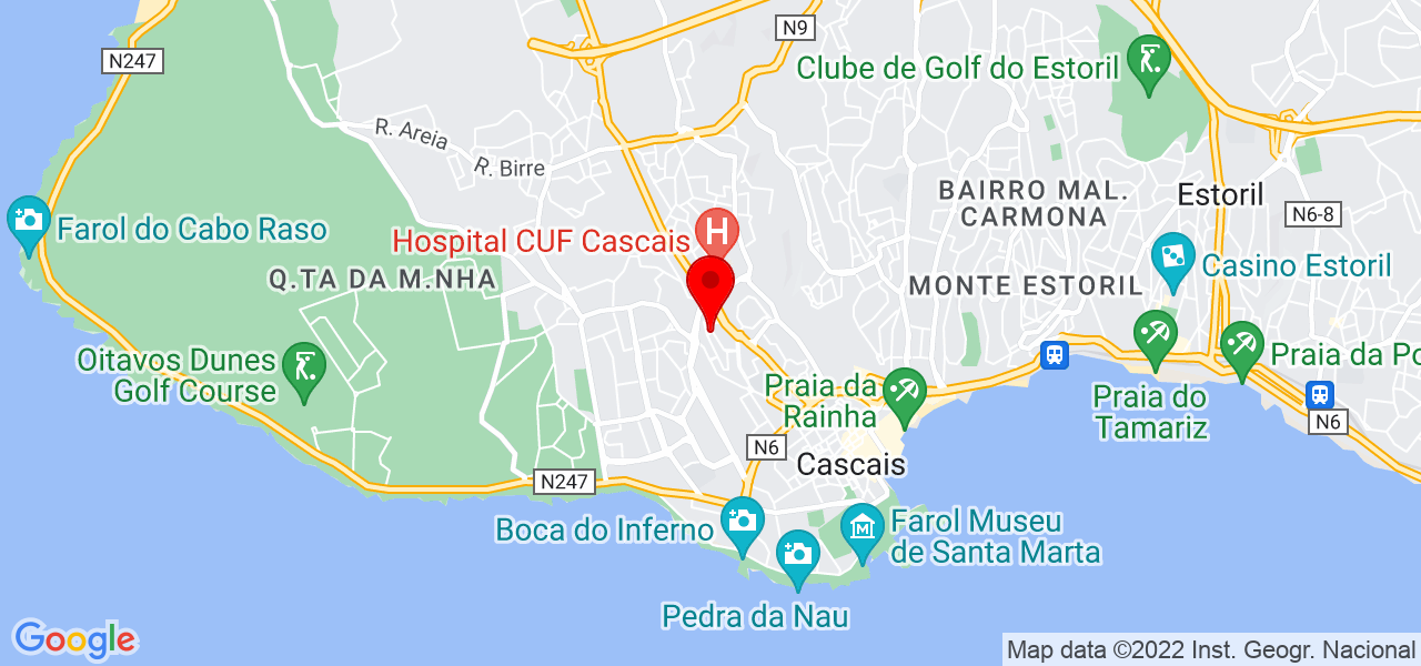 Adriana Valente - Lisboa - Cascais - Mapa