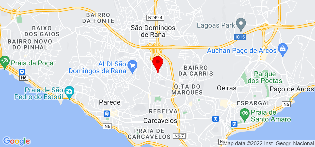 Diogo Raposo - Lisboa - Cascais - Mapa