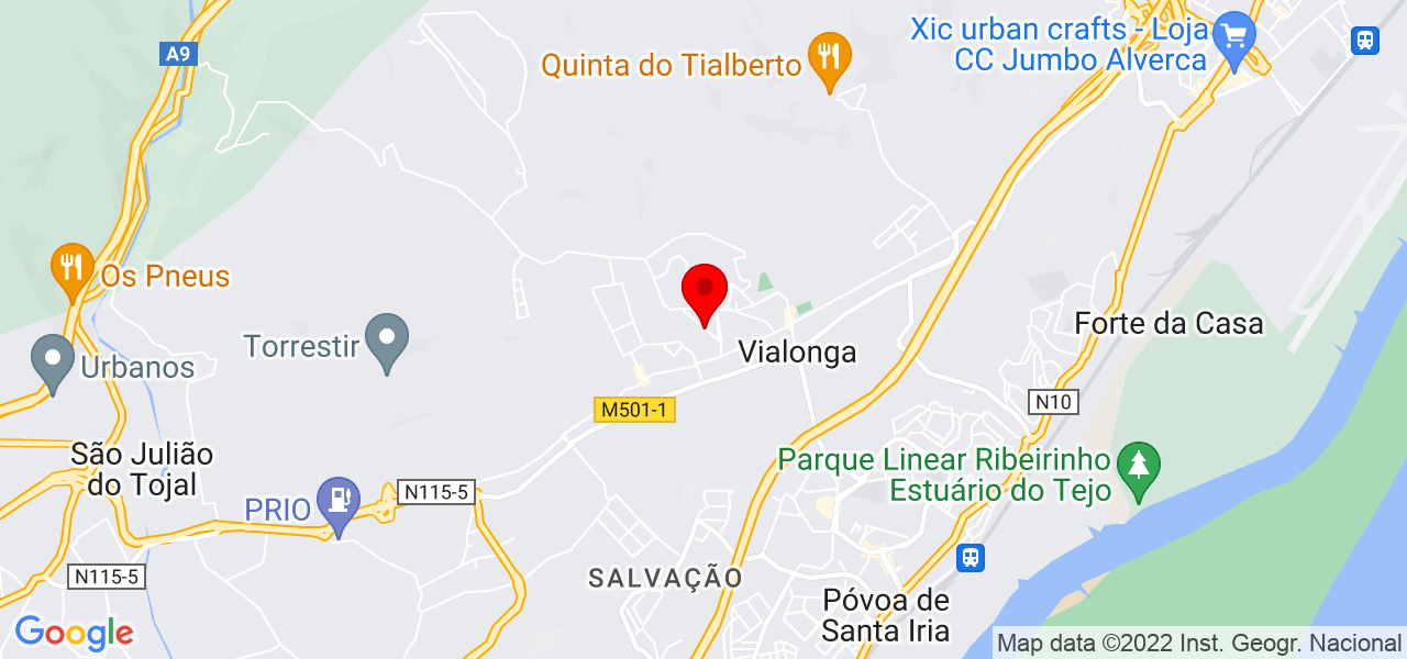 Ricardo Lemos - Lisboa - Vila Franca de Xira - Mapa
