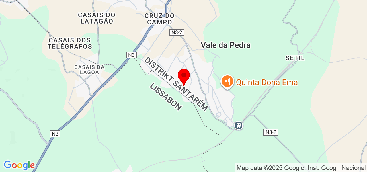 Helder Andr&eacute; - Santarém - Cartaxo - Mapa
