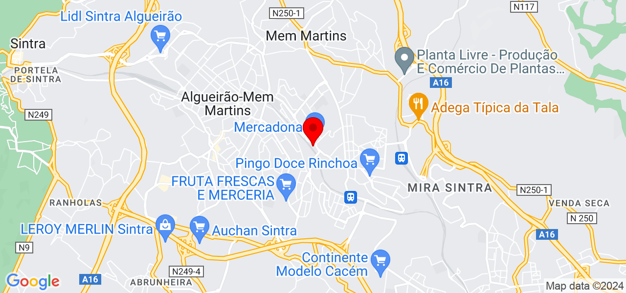 DSM Martins - Lisboa - Sintra - Mapa