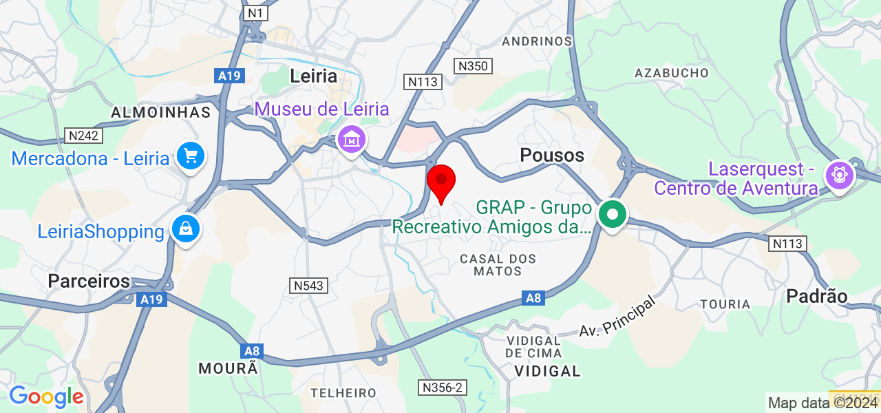 Babysitter - Leiria - Leiria - Mapa