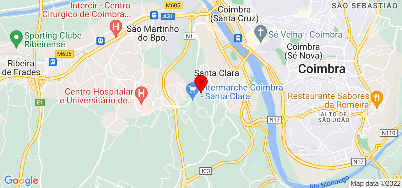Mariana Vasconcelos - Coimbra - Coimbra - Mapa