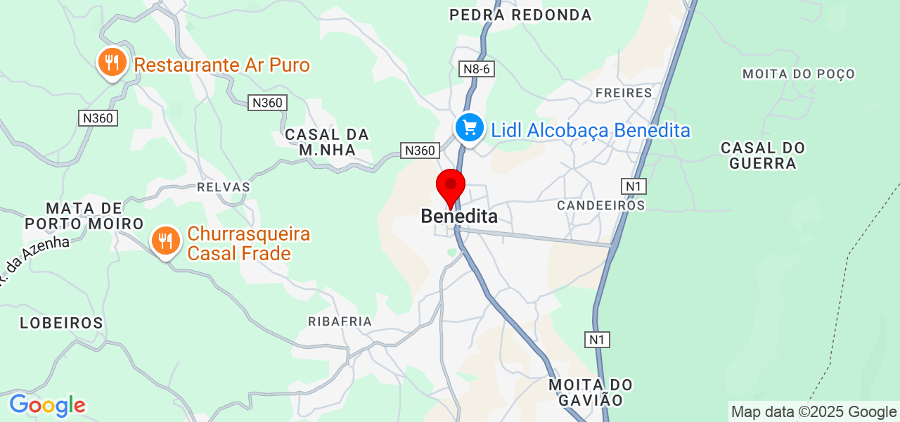 Ana Alves - Leiria - Alcobaça - Mapa