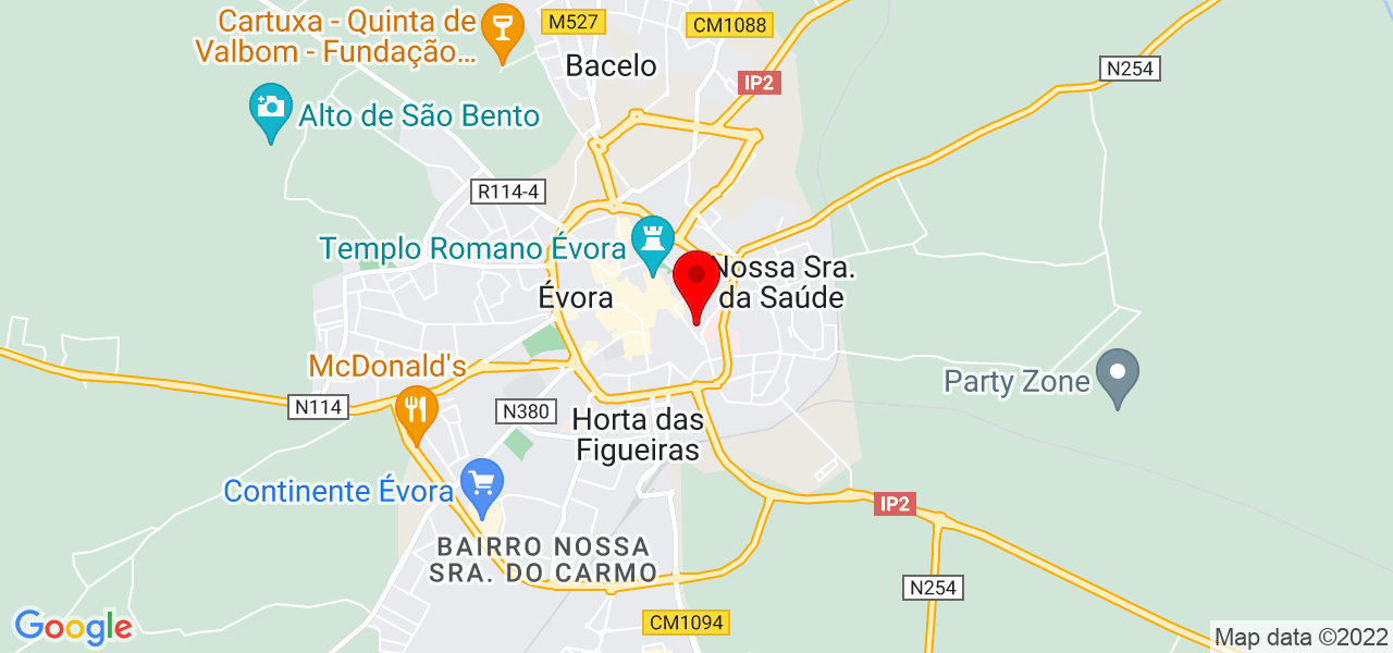 Ana Carolina - Évora - Évora - Mapa
