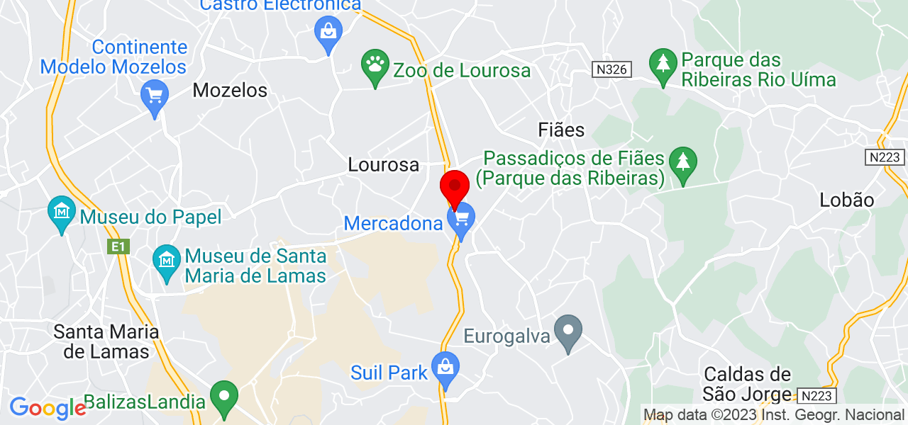 Ana Pimenta Advogados - Aveiro - Santa Maria da Feira - Map