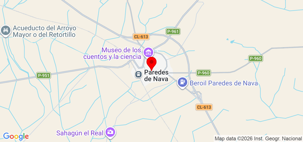 Lisbet - Castilla y León - Paredes de Nava - Mapa