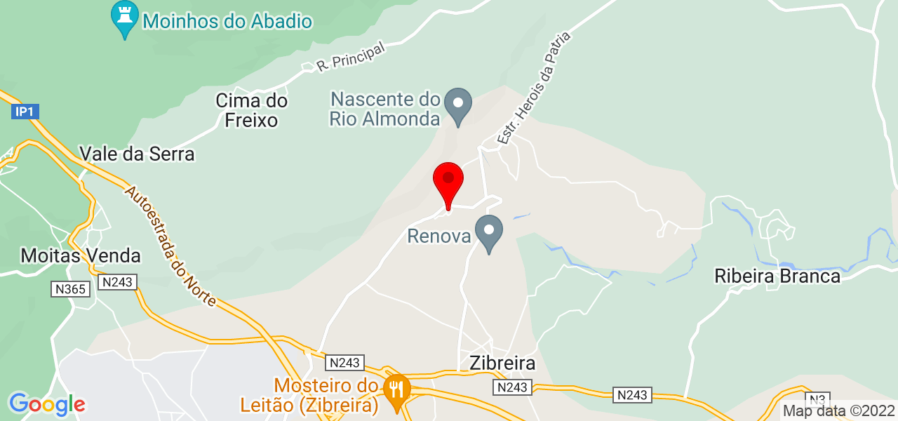 Cleaning service - Santarém - Torres Novas - Map