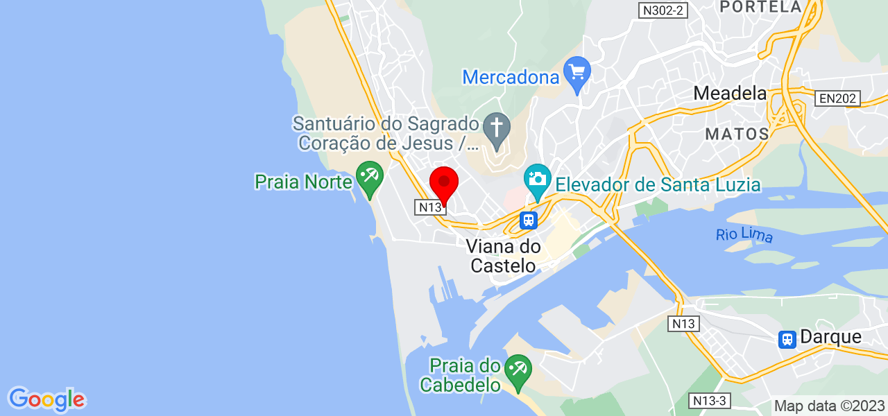 WANCLEY NUNES DE SANTANA - Viana do Castelo - Viana do Castelo - Mapa