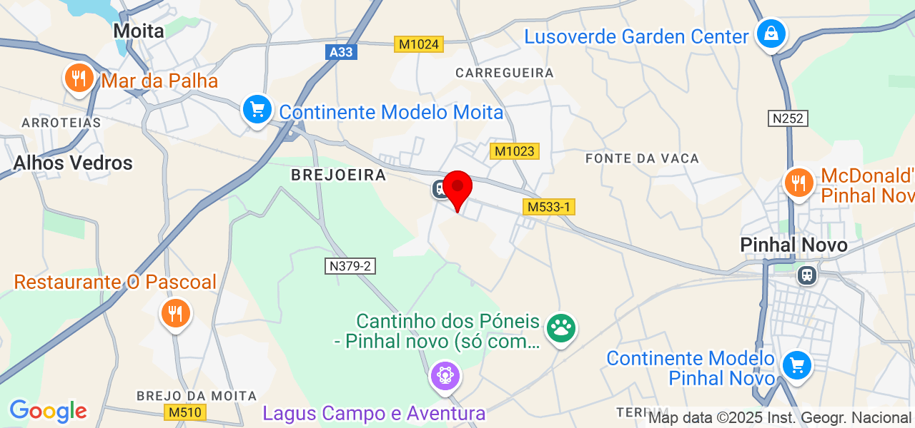 Paula Gabriela - Setúbal - Moita - Map
