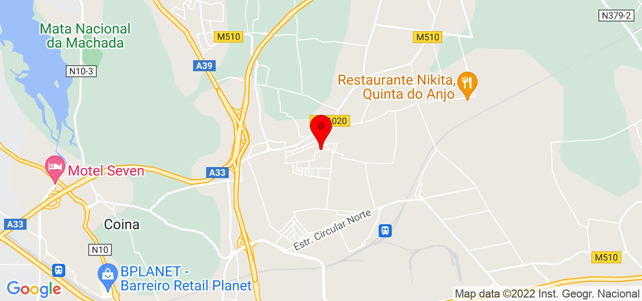 Galleria Bar Events - Setúbal - Palmela - Mapa