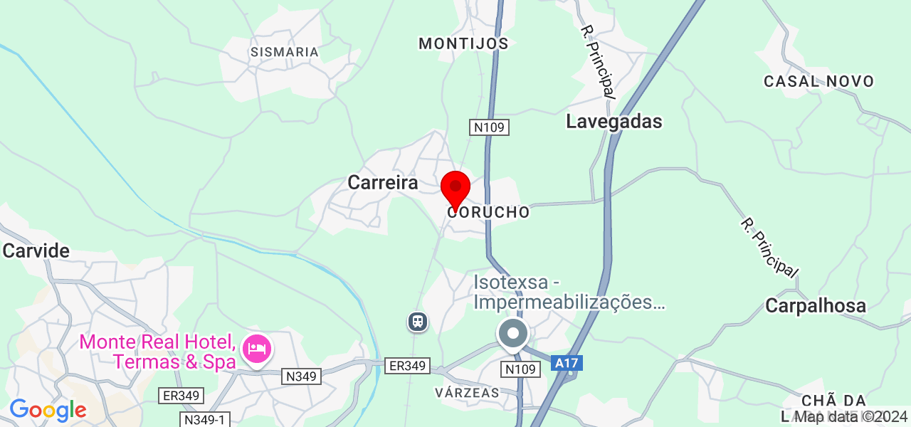 Muraro & Souza construções LDA - Leiria - Leiria - Mapa