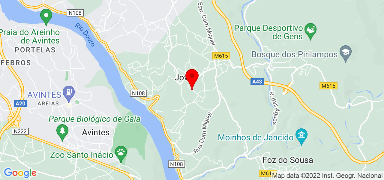 Mwoofas Pet Care - Porto - Gondomar - Mapa