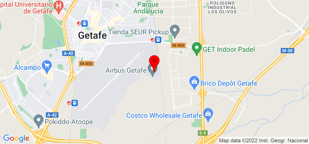 Sandra Palacios - Comunidad de Madrid - Getafe - Mapa