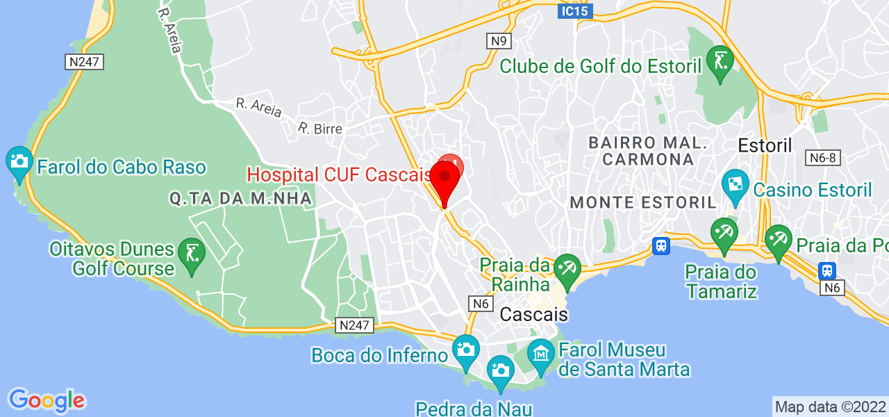 TrataMentes by João Goulart - Lisboa - Cascais - Mapa